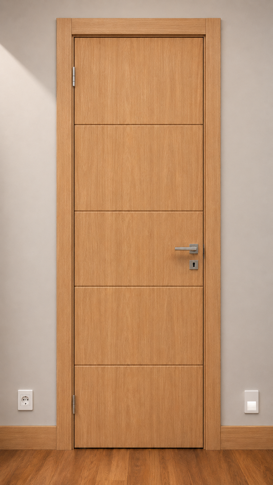 Porta 4 Frisos Laminada em Tauari