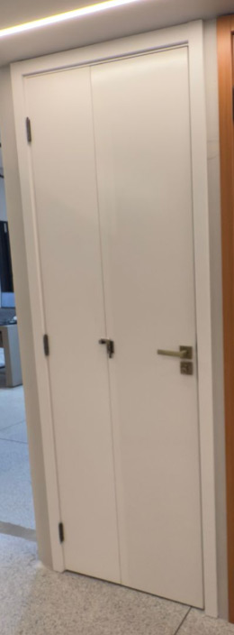 Porta Articulada Branca Lisa Famossul