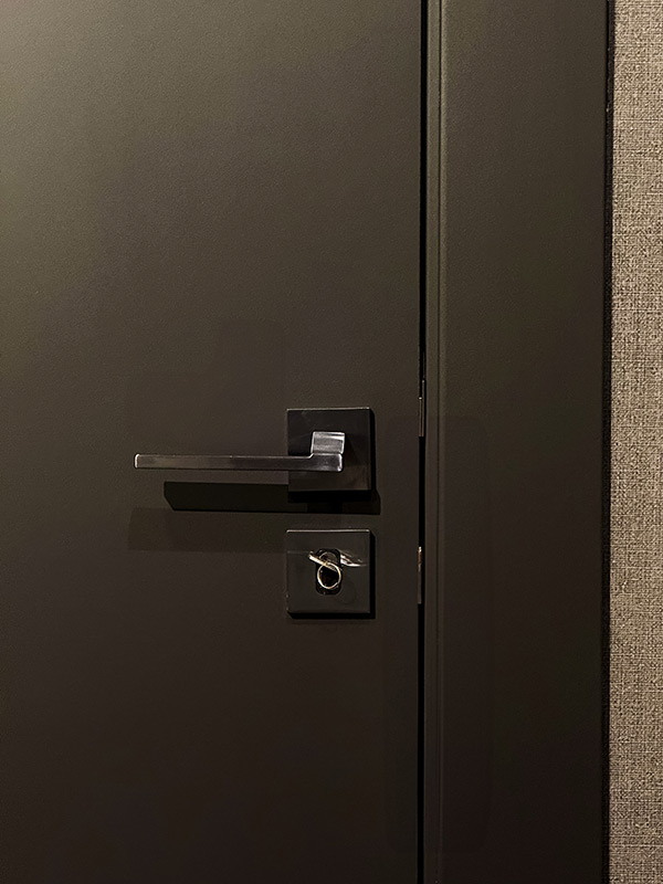 Porta Interna Randa Revestimento Preto LT
