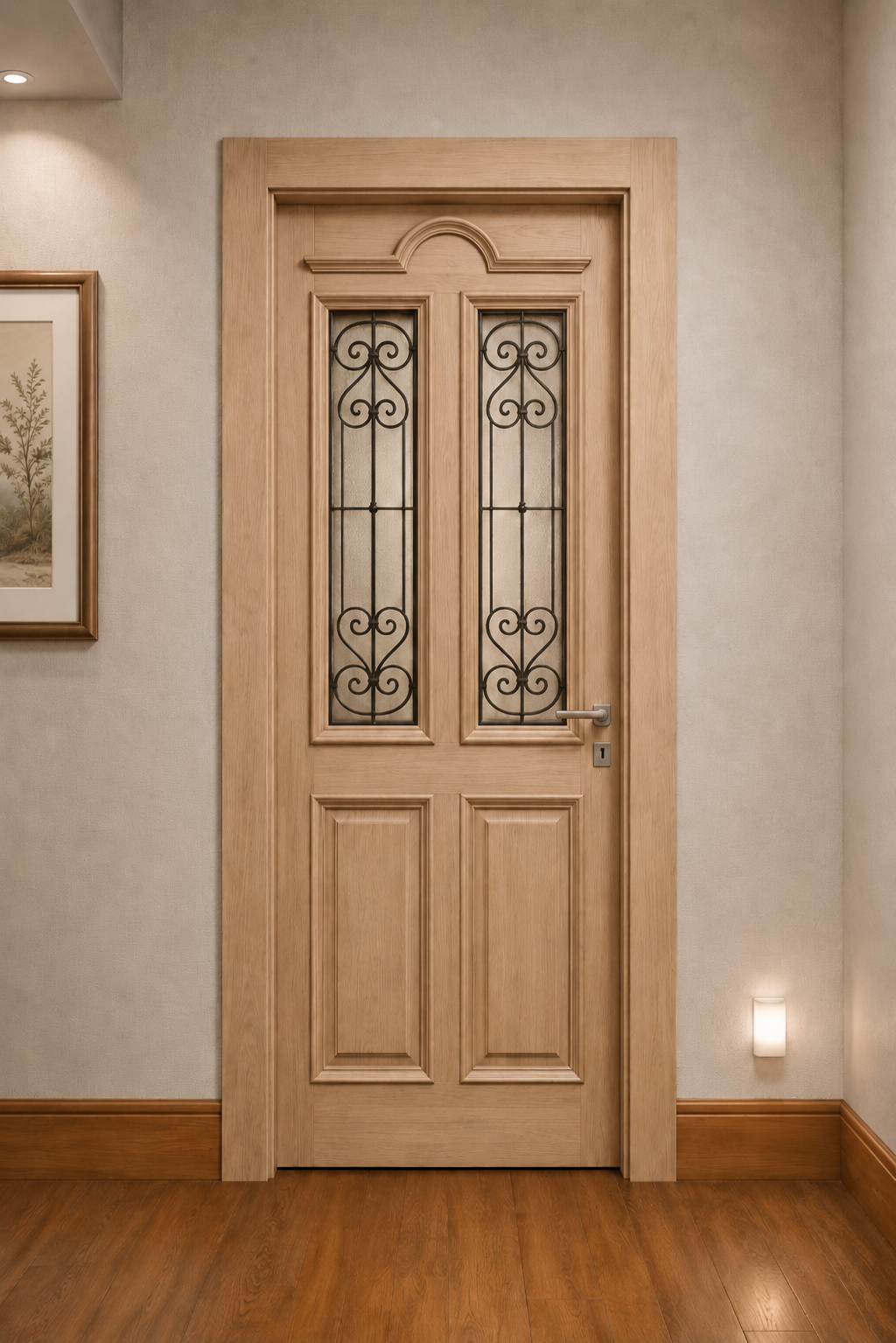Porta Externa Maciça Esmabe Cedro Arana 033