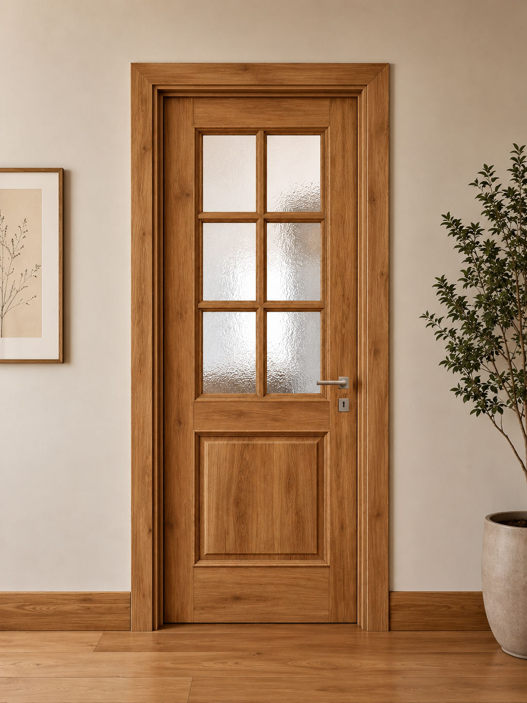 Porta Externa Maciça Esmabe Cedro Arana 036