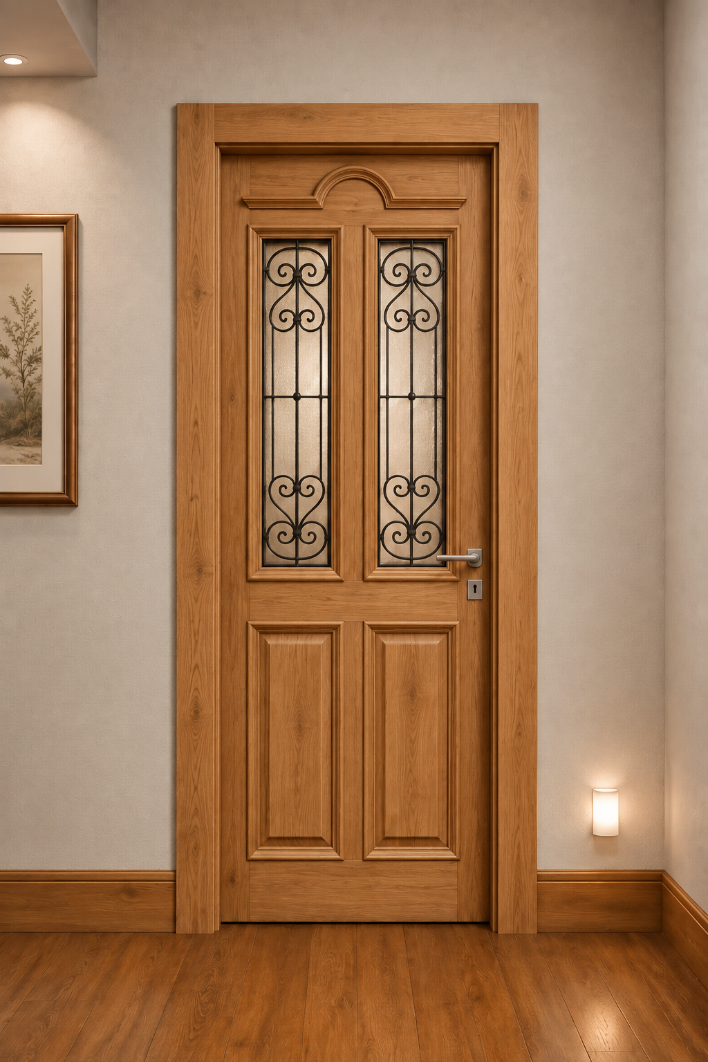Porta Externa Maciça Esmabe Cedro Arana 033