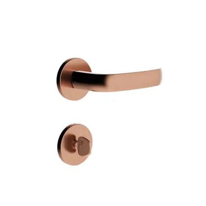 Fechadura 3F 4138 Arredondada Banheiro – Bronze