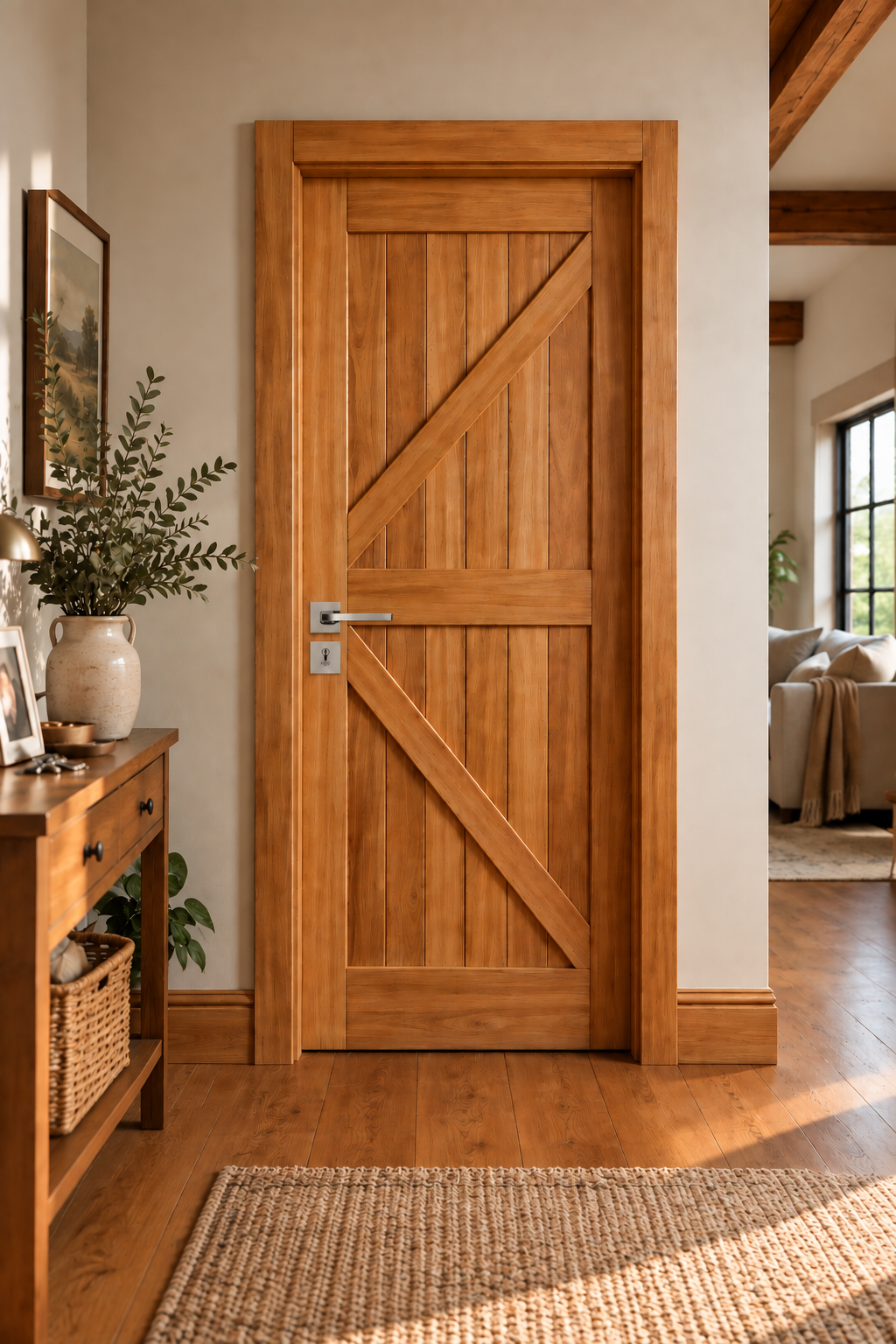 Porta Externa Maciça Esmabe Cedro Arana 049
