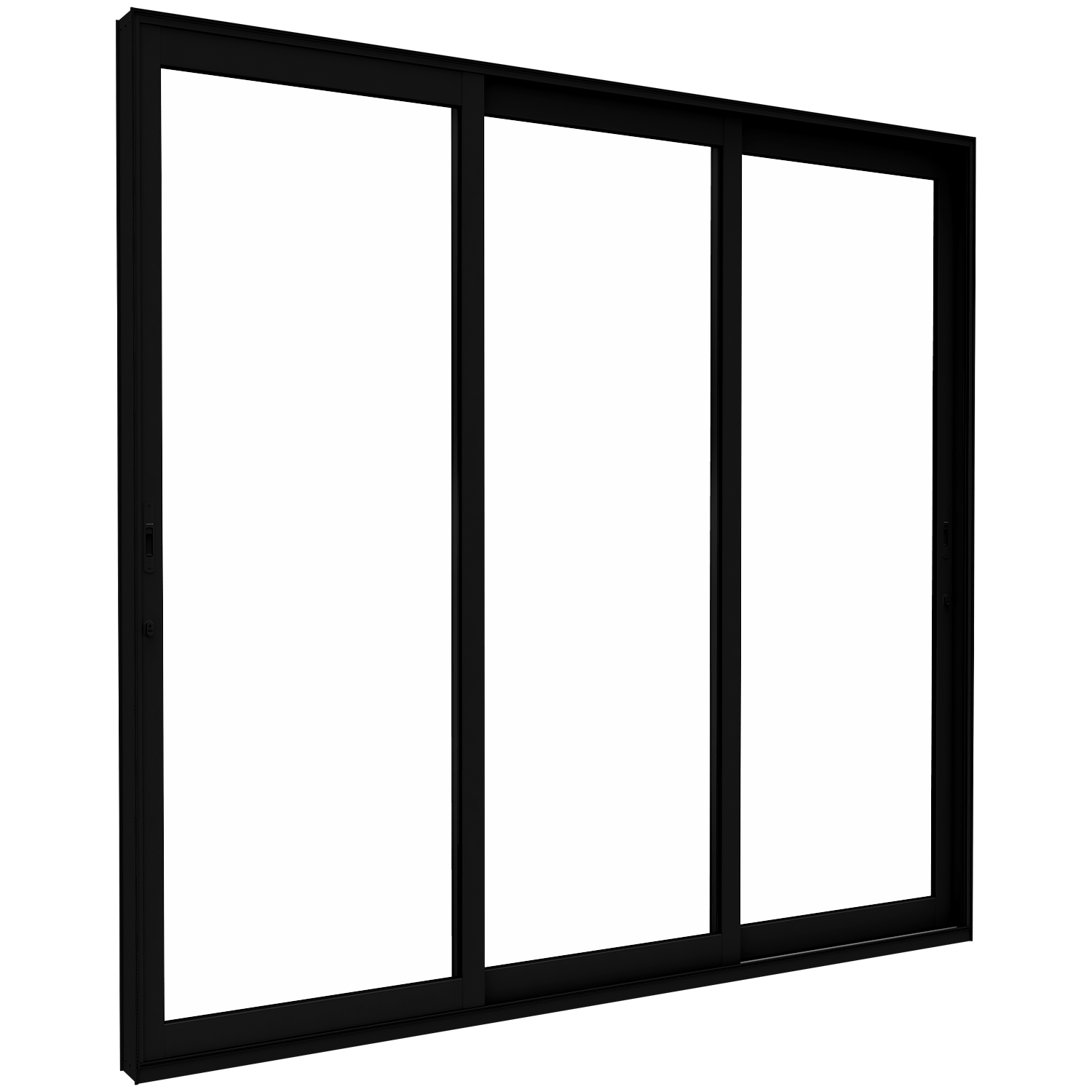 Porta de Correr Lateral de Alumínio 3 Folhas Móveis 235×250 – Lucasa Eccellente