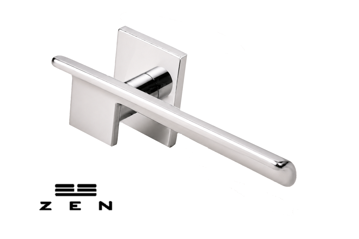 Fechadura Zen Design Boss Cromada | Linha Assinada