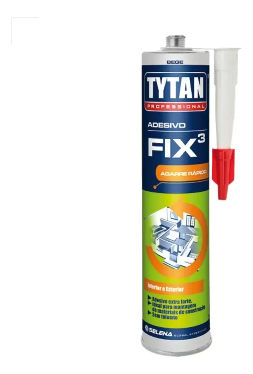 Adesivo Cola Fix3 Tytan Montagem Interna Externa Extra Forte