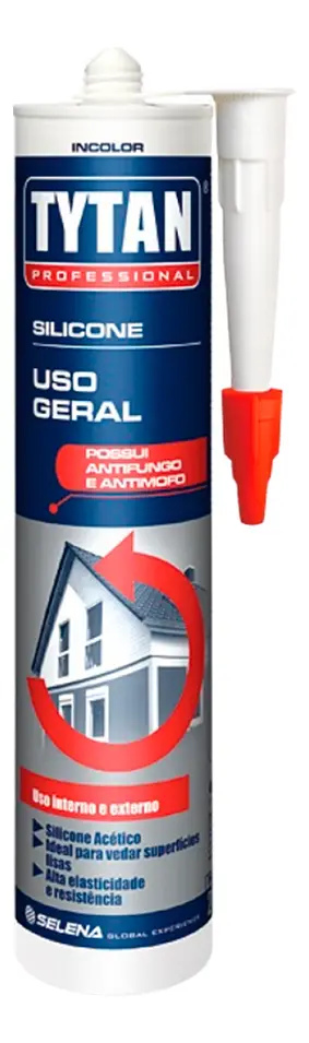 Silicone Acético Uso Geral TYTAN 280g Incolor