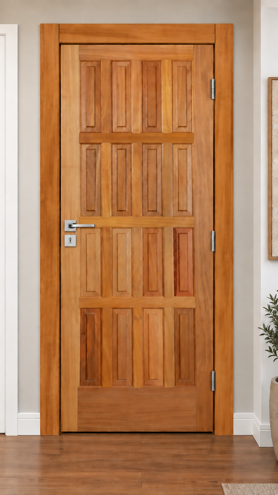 Porta Externa Tauari Natural 16 Almofadas